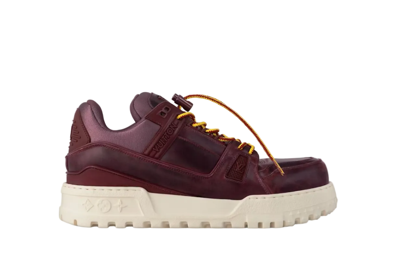 LV Trainer Maxi ‘Bordeaux Red’