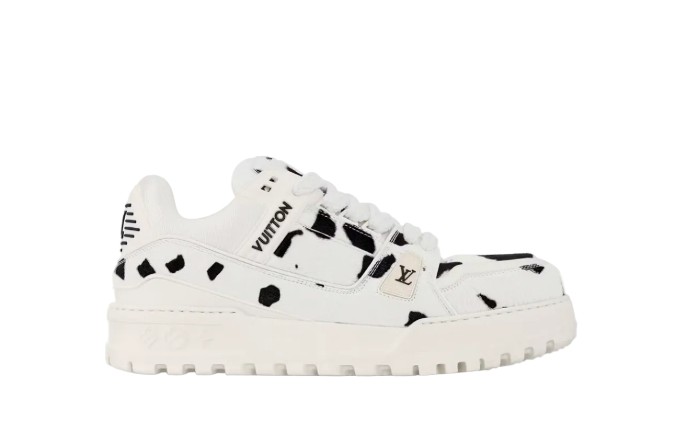 LV Trainer Maxi ‘White Black animal print’