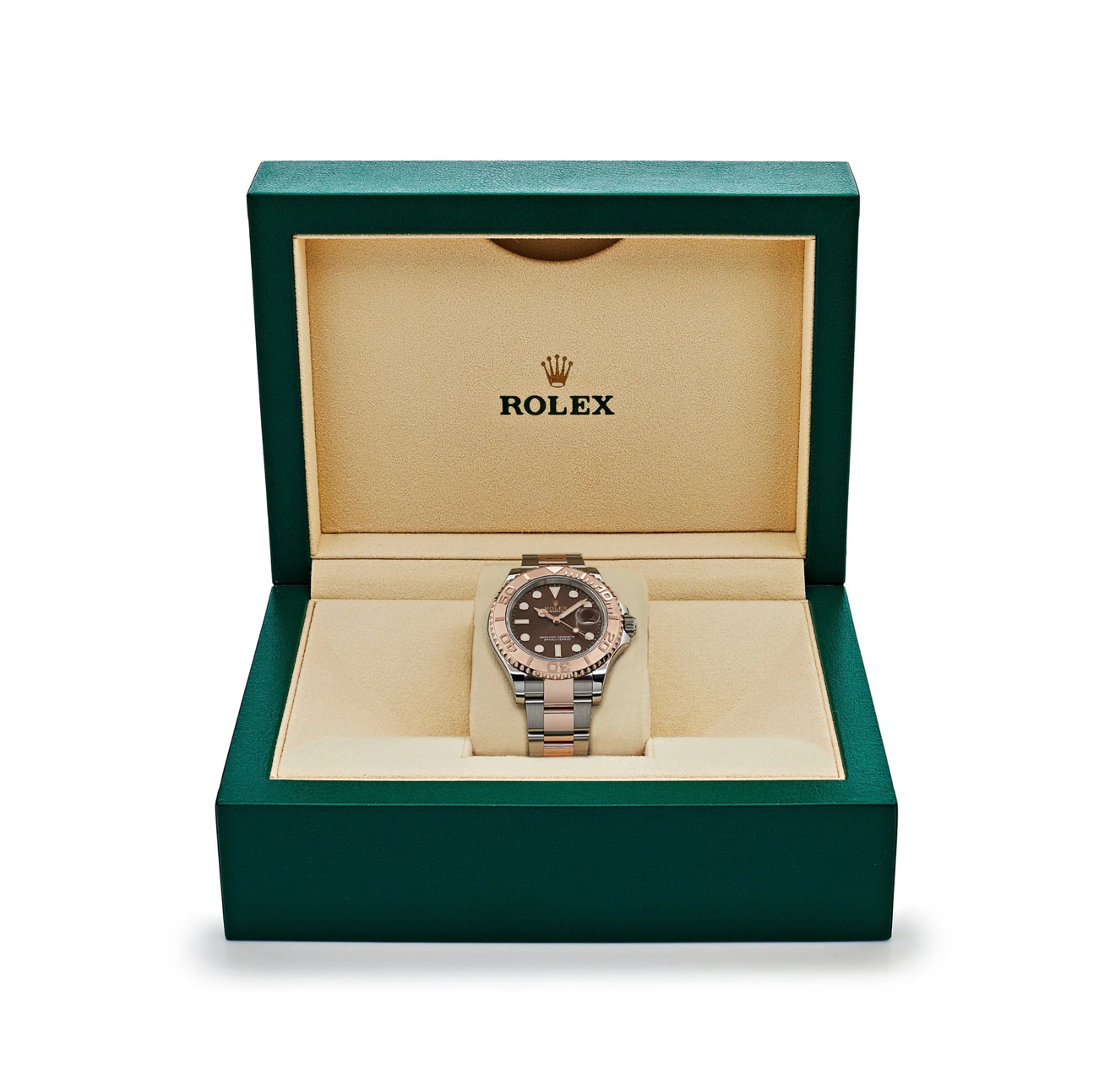 RLX Yacht-Master 40 126621 Stainless Steel Rose Gold Chocolate Dial