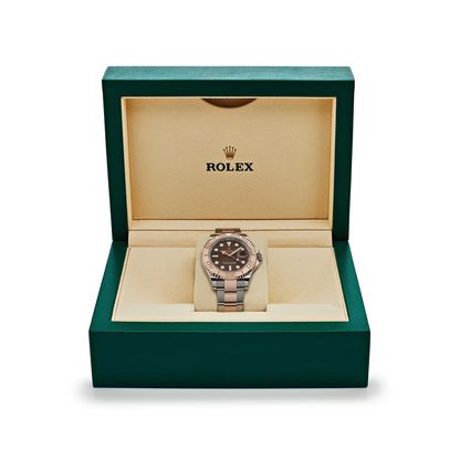 RLX Yacht-Master 40 126621 Stainless Steel Rose Gold Chocolate Dial