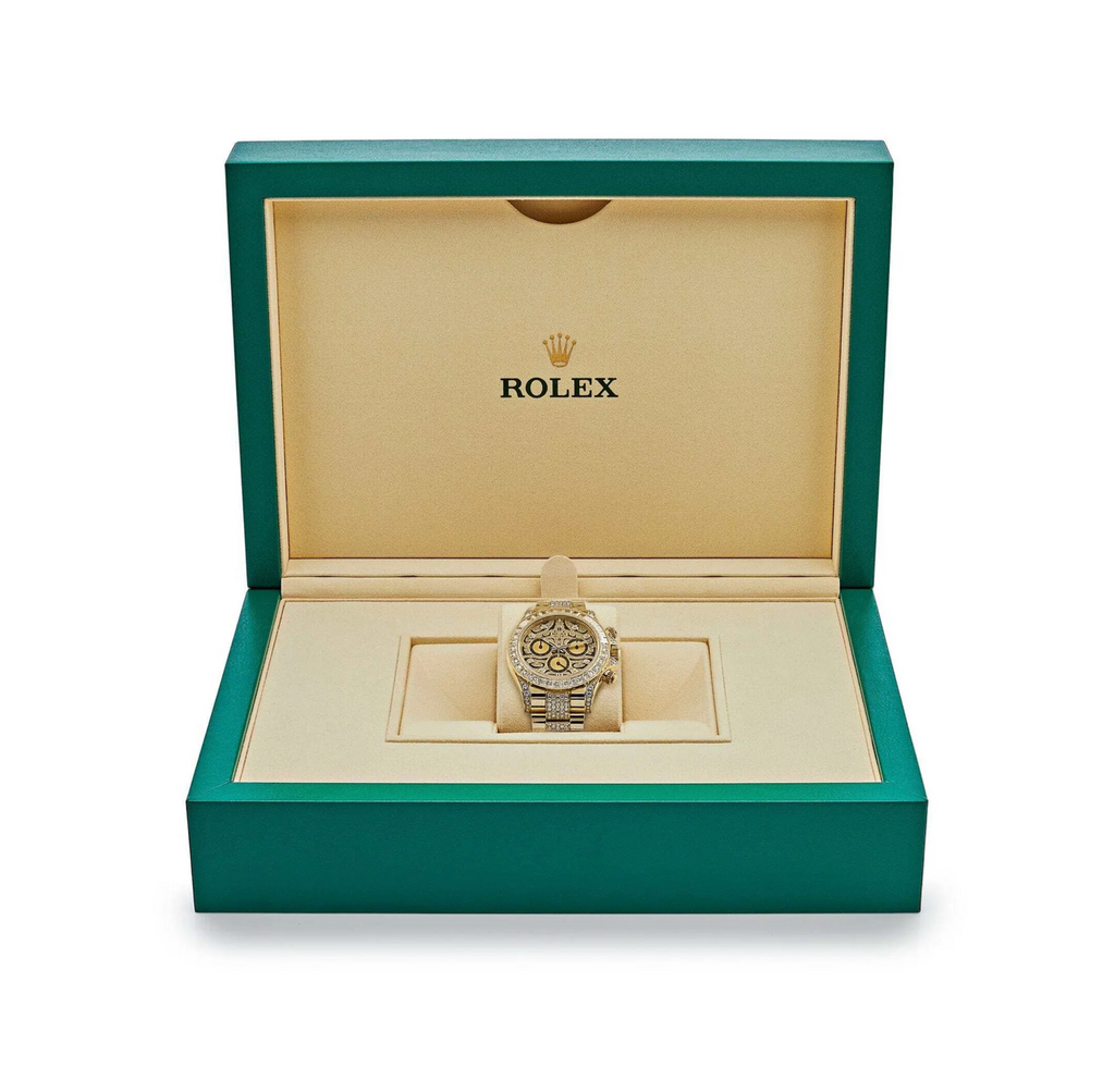 Rolex Daytona 'Eye of the Tiger' 116598TBR Yellow Gold Diamond Accents
