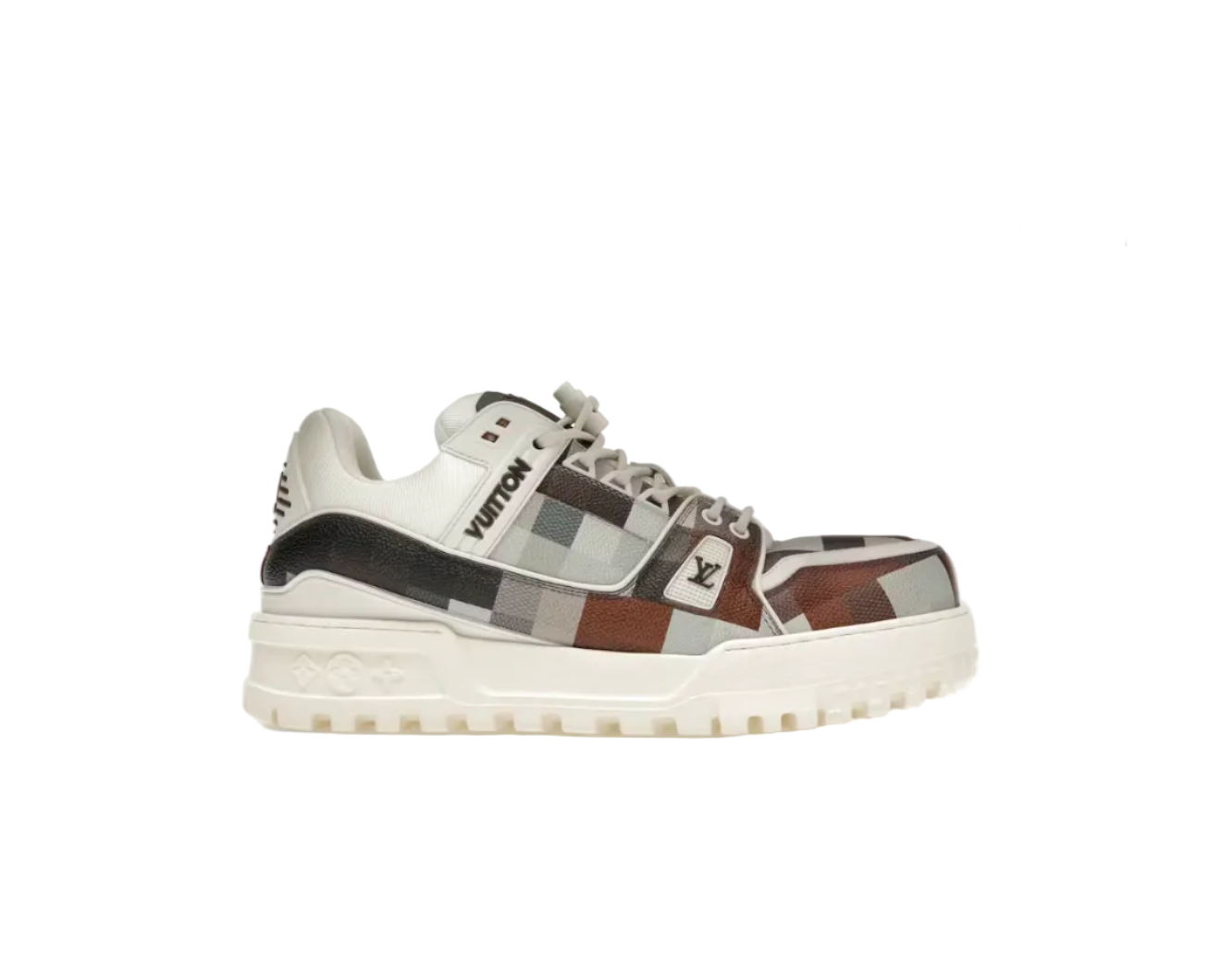 LV Trainer Maxi ‘Brown Damoflage’