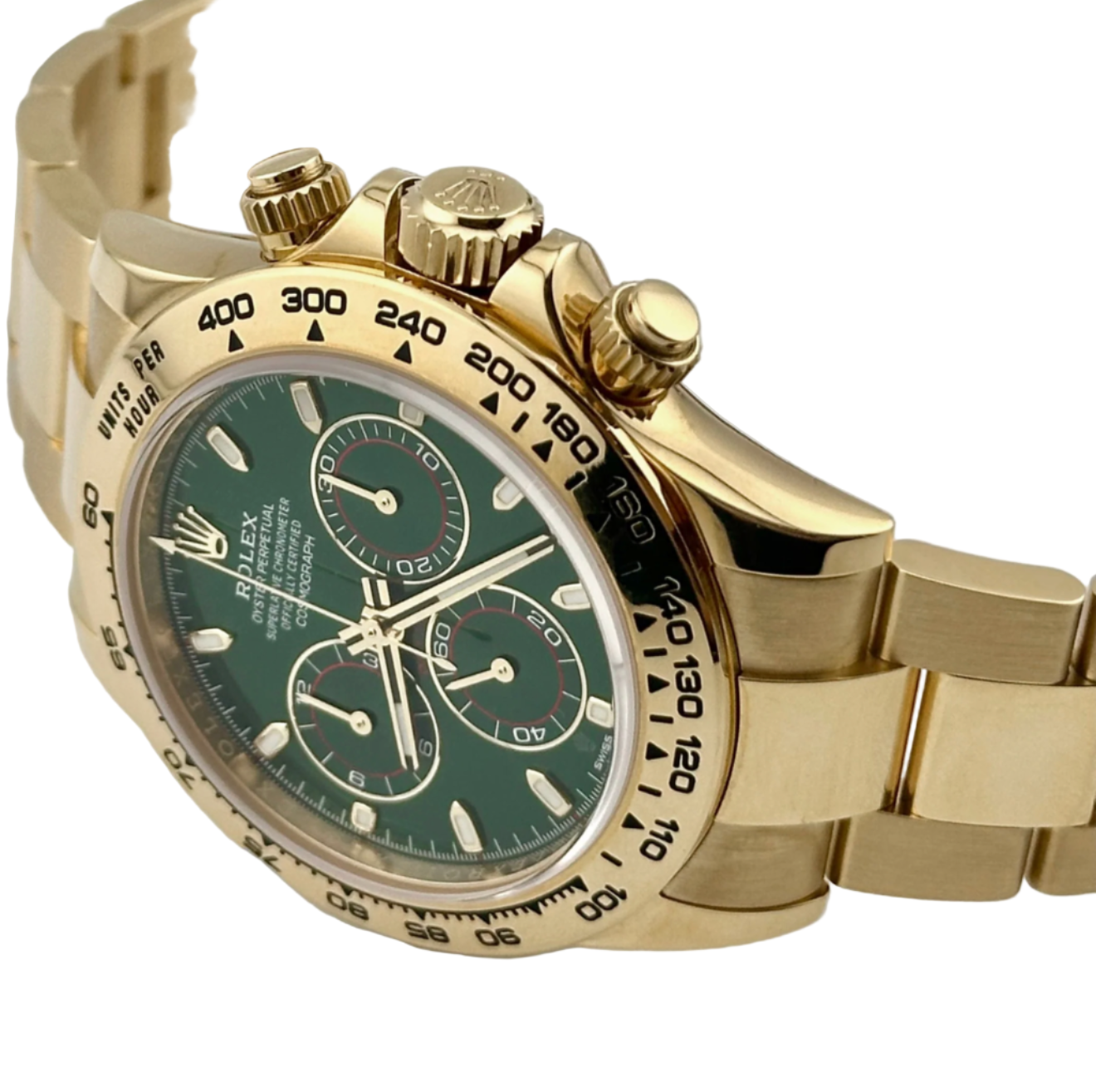 RLX Daytona 116508 'John Mayer' Yellow Gold Green Dial