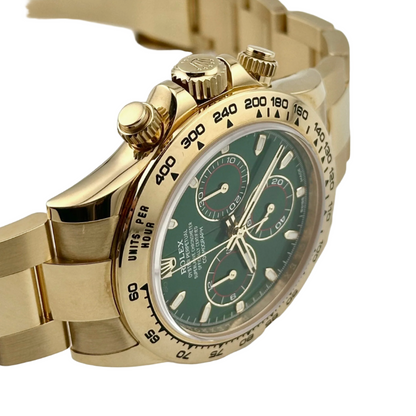 RLX Daytona 116508 'John Mayer' Yellow Gold Green Dial
