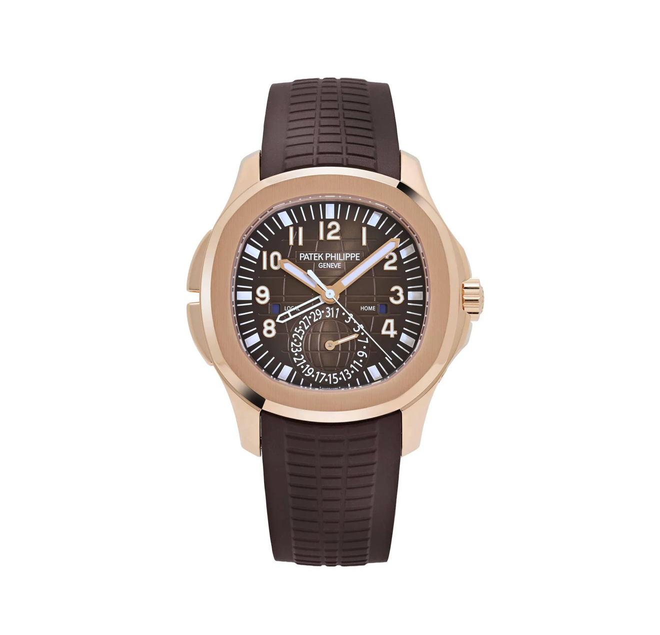 Patek Philippe
 Aquanaut 5164R-001 Travel Time Brown Dial Rose Gold (2025)