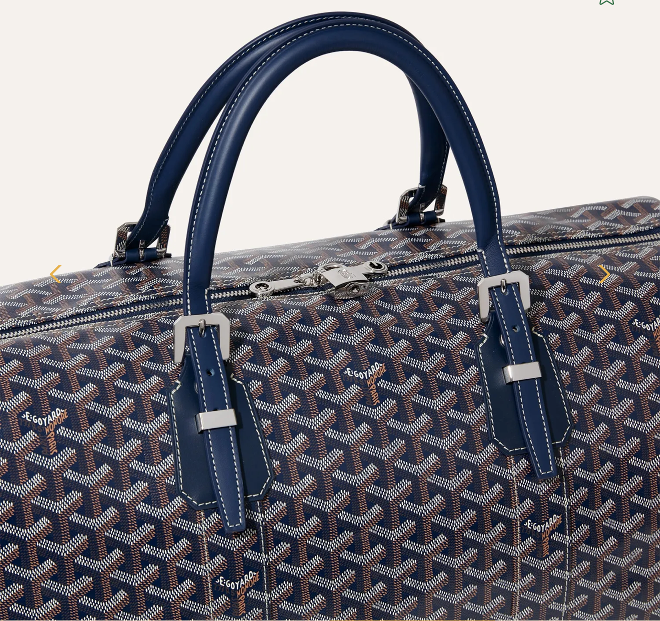 GoYard Boston 50 Duffle Bag ‘Navy Blue’
