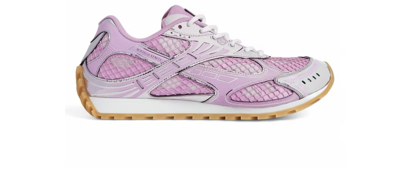 BOTTEGA VENETA
 Orbit ‘Pink Gloss Silver’
