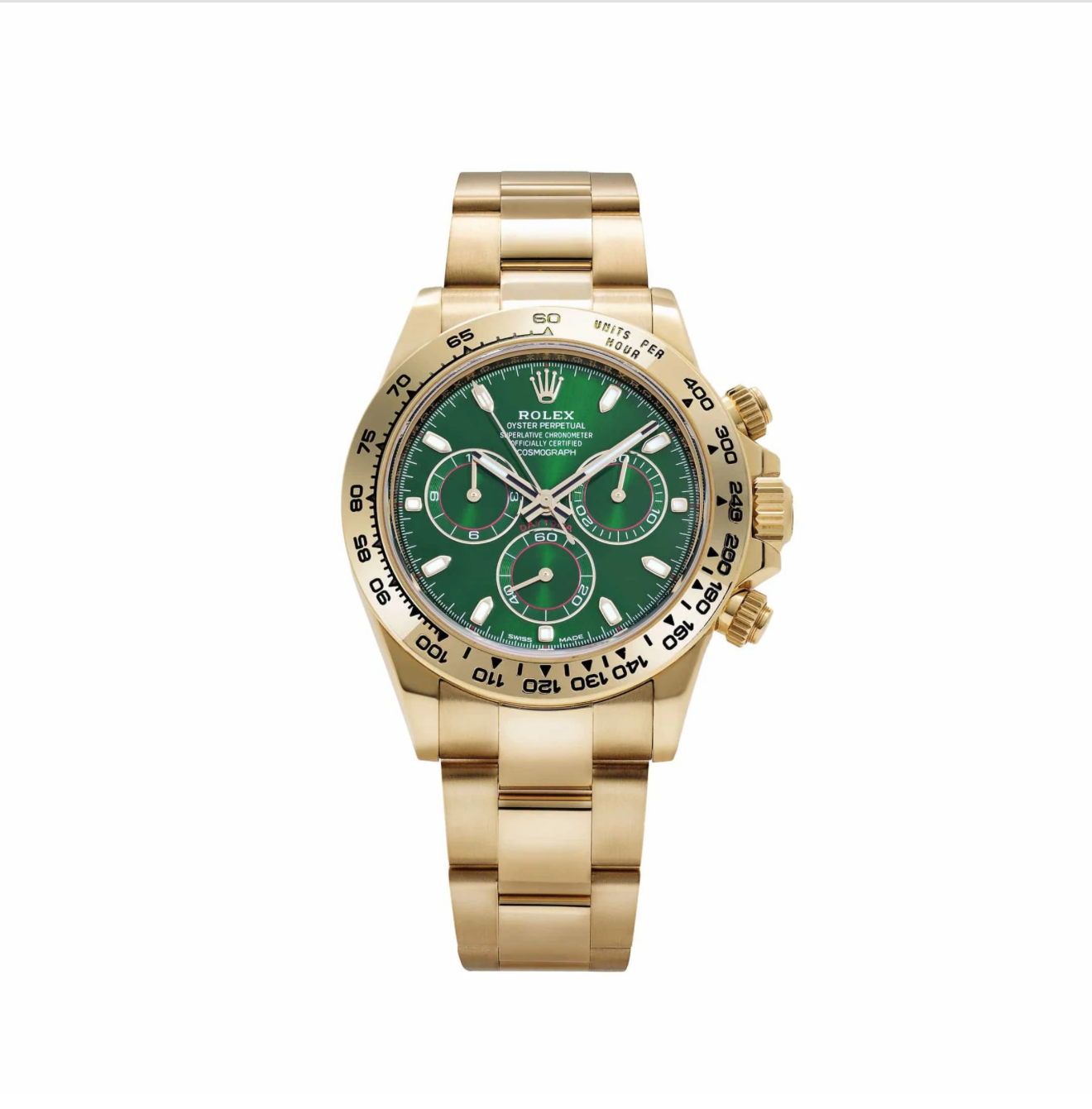 RLX Daytona 116508 'John Mayer' Yellow Gold Green Dial