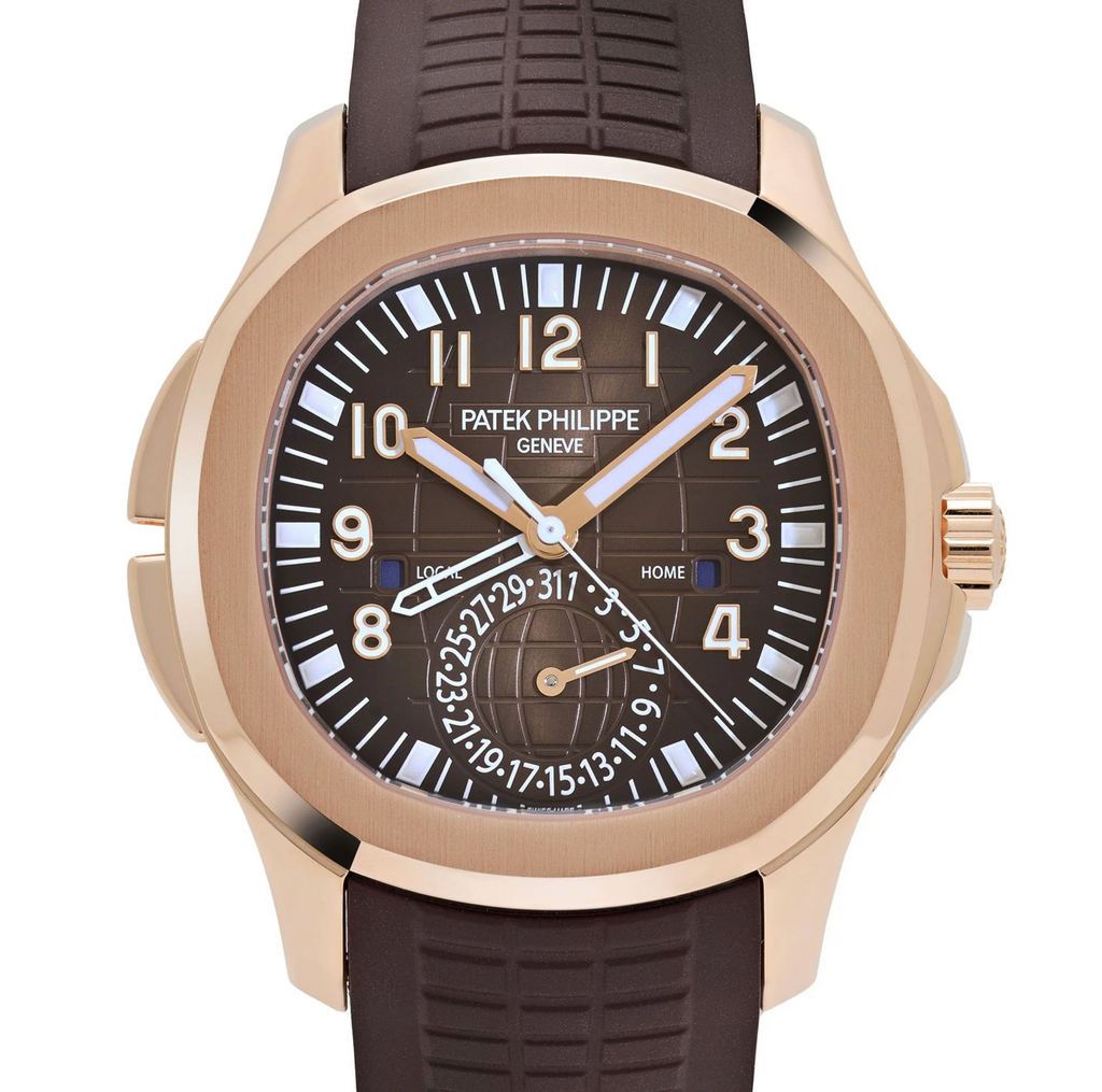 Patek Philippe
 Aquanaut 5164R-001 Travel Time Brown Dial Rose Gold (2025)