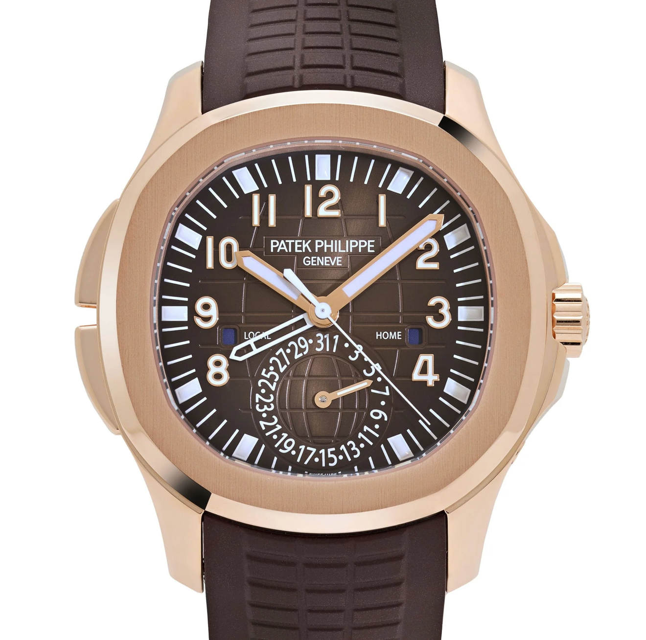 PP Aquanaut 5164R-001 Travel Time Brown Dial Rose Gold (2025)