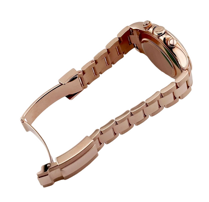 RLX Daytona 116505 Rose Gold Sundust Diamond Baguette Dial