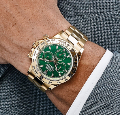 RLX Daytona 116508 'John Mayer' Yellow Gold Green Dial