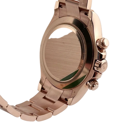 RLX Daytona 116505 Rose Gold Sundust Diamond Baguette Dial