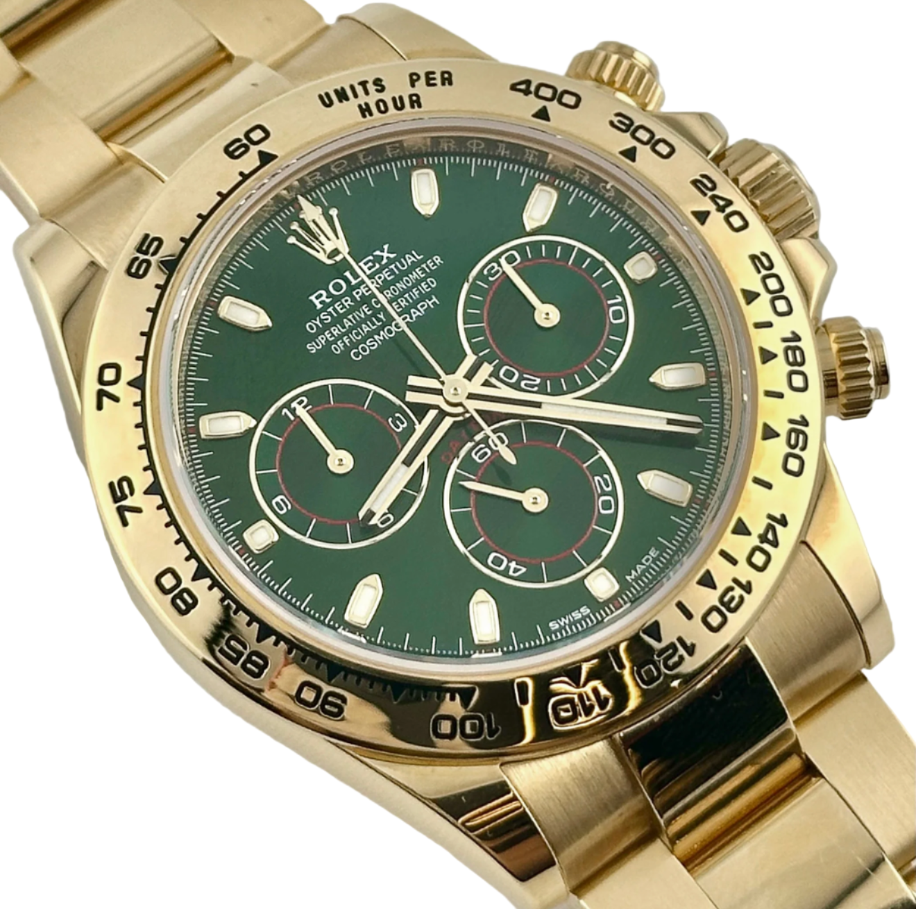 RLX Daytona 116508 'John Mayer' Yellow Gold Green Dial
