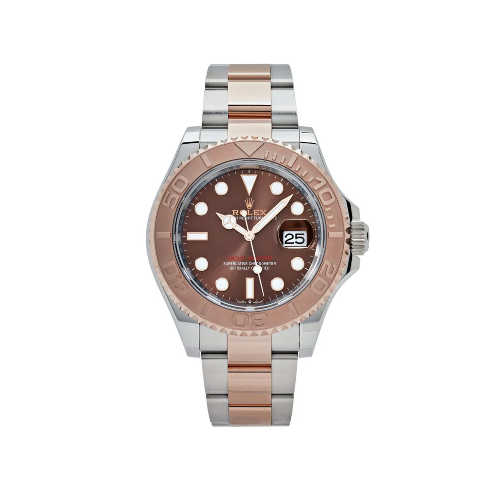 Rolex Yacht-Master 40 126621 Stainless Steel Rose Gold Chocolate Dial