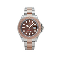 Rolex Yacht-Master 40 126621 Stainless Steel Rose Gold Chocolate Dial
