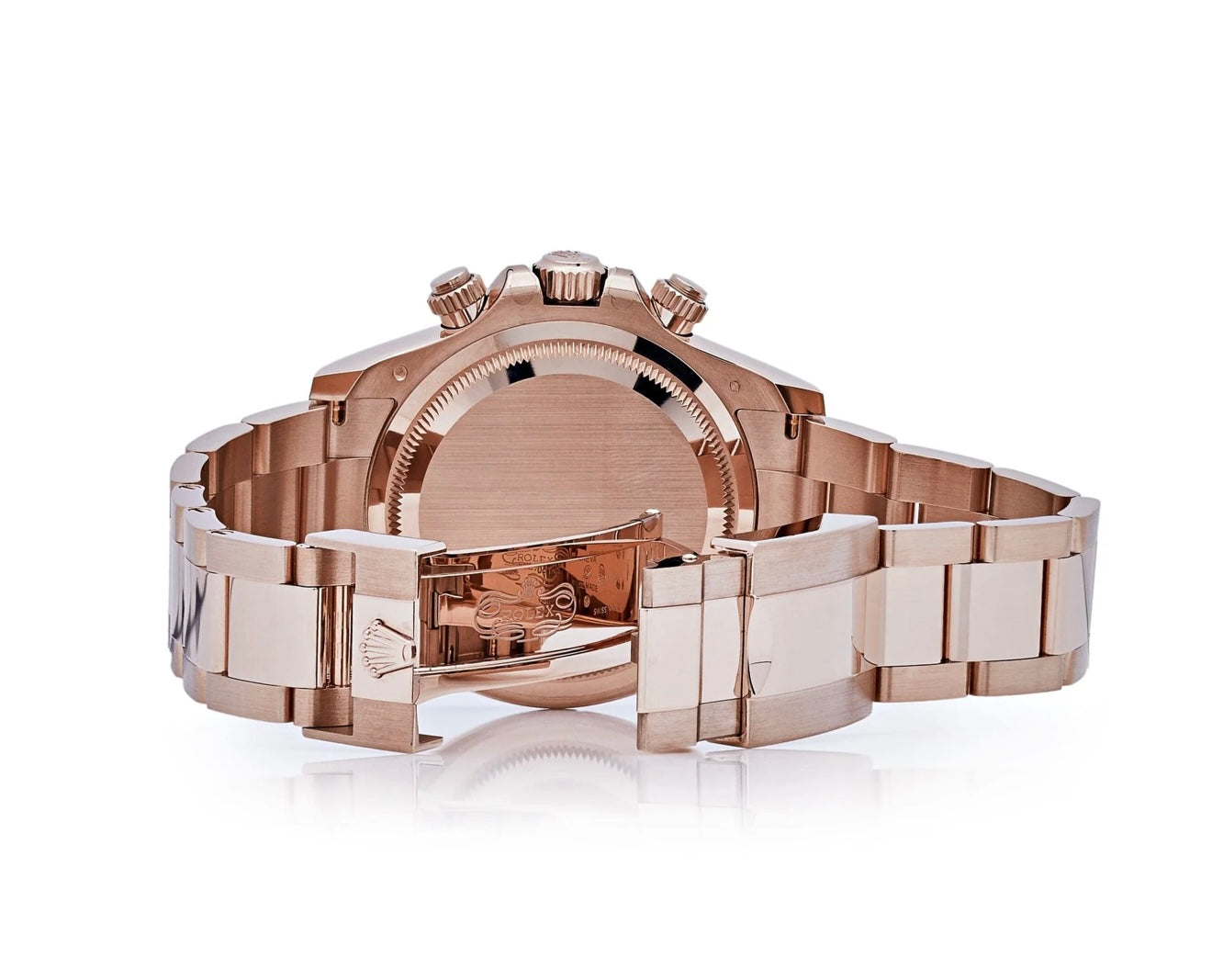 RLX Daytona 126505 Rose Gold Black Diamond Dial