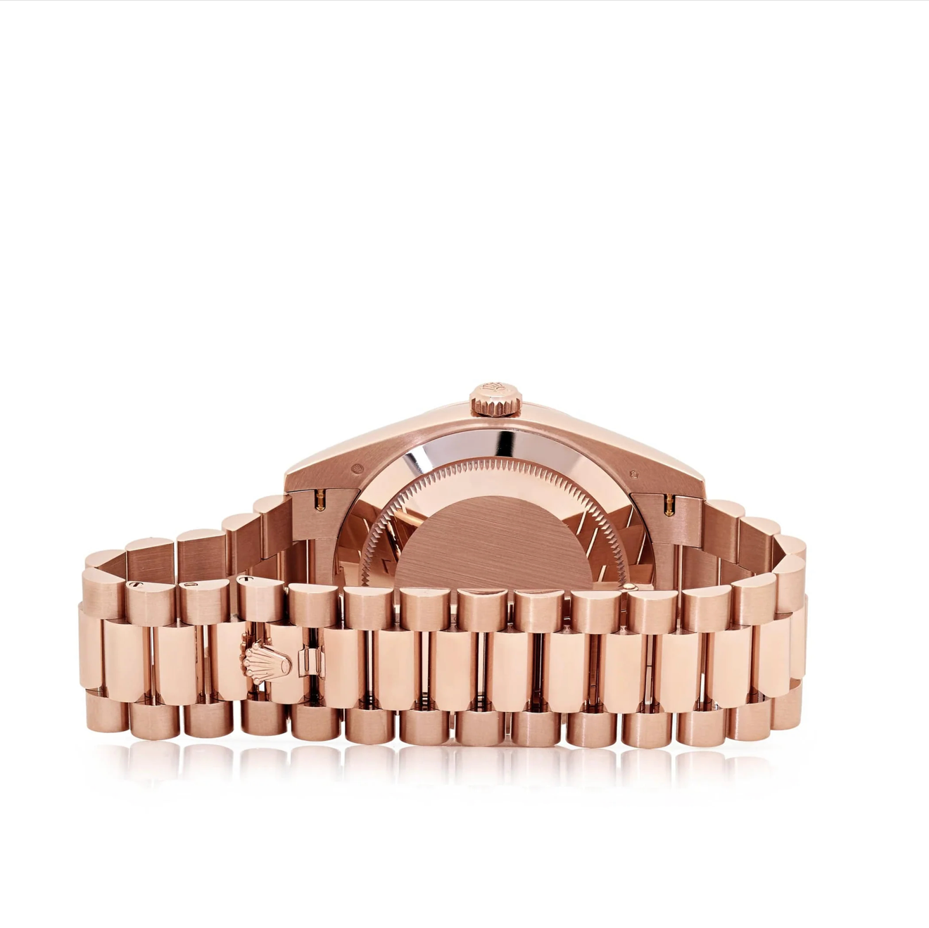 RLX Day-Date 40 Reference 228235 Rose Gold Chocolate Dial