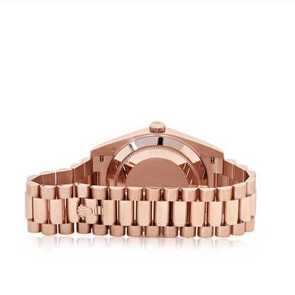 RLX Day-Date 40 Reference 228235 Rose Gold Chocolate Dial