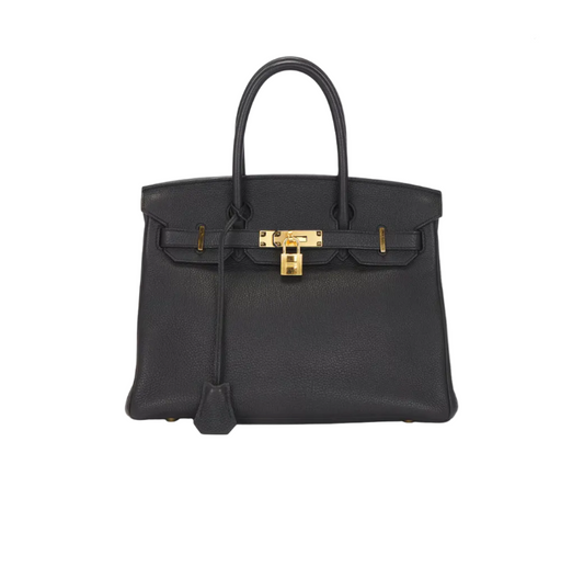 HM Togo Birkin 30 Retourne Handbag  ‘Noir’