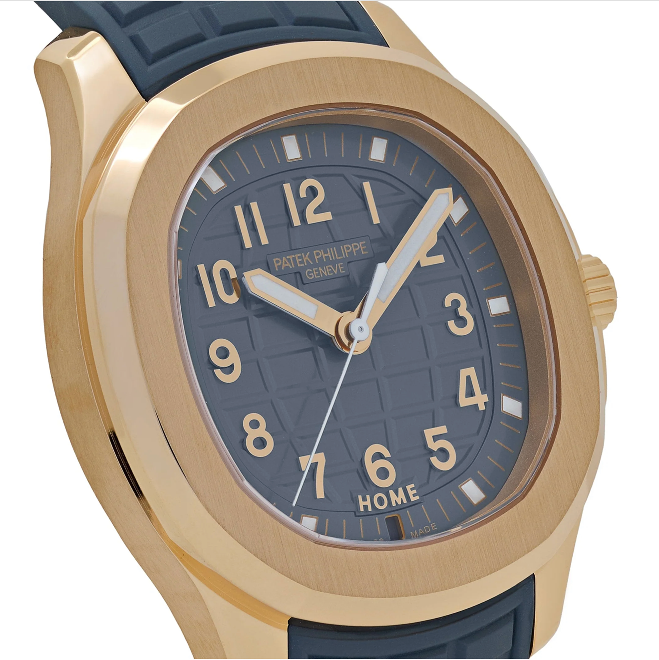 PP Aquanaut 5269R-001 'Travel Time' Quartz Rose Gold Blue Dial (2024)