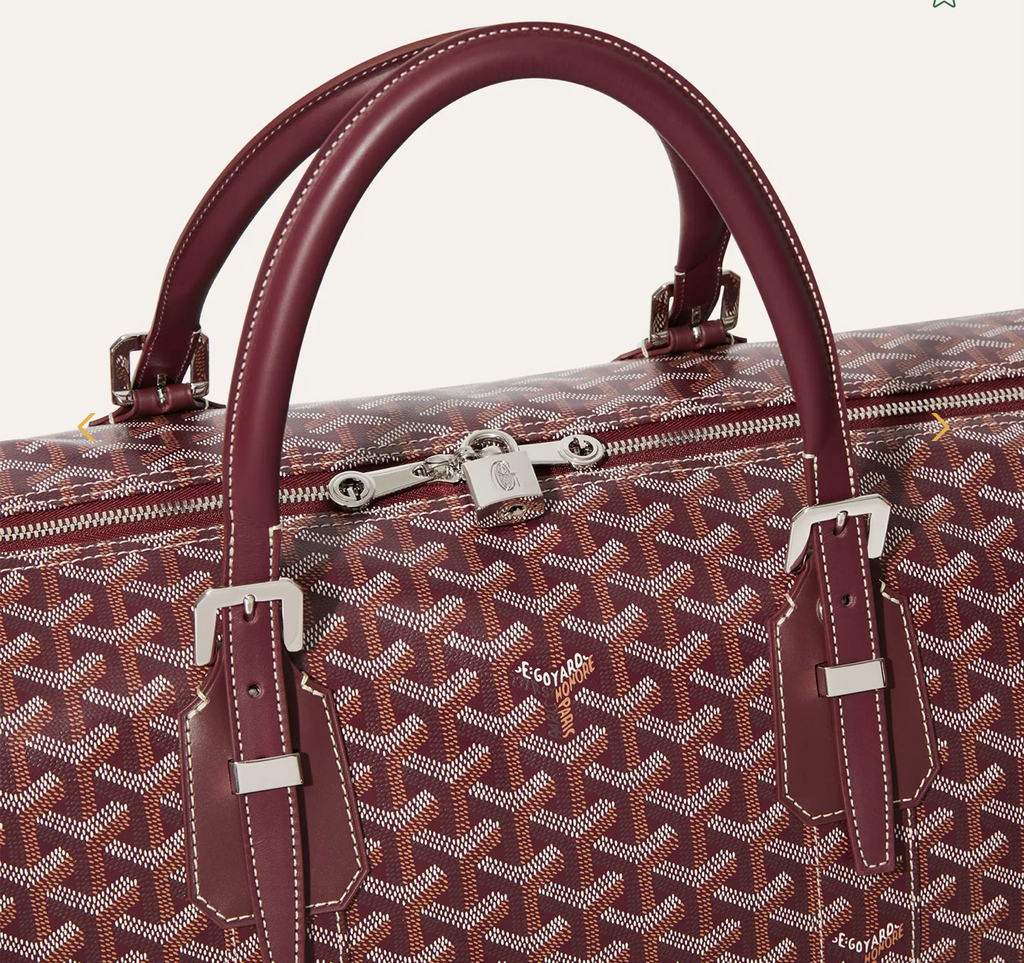 GoYard Boston 50 Duffle Bag ‘Burgundy’