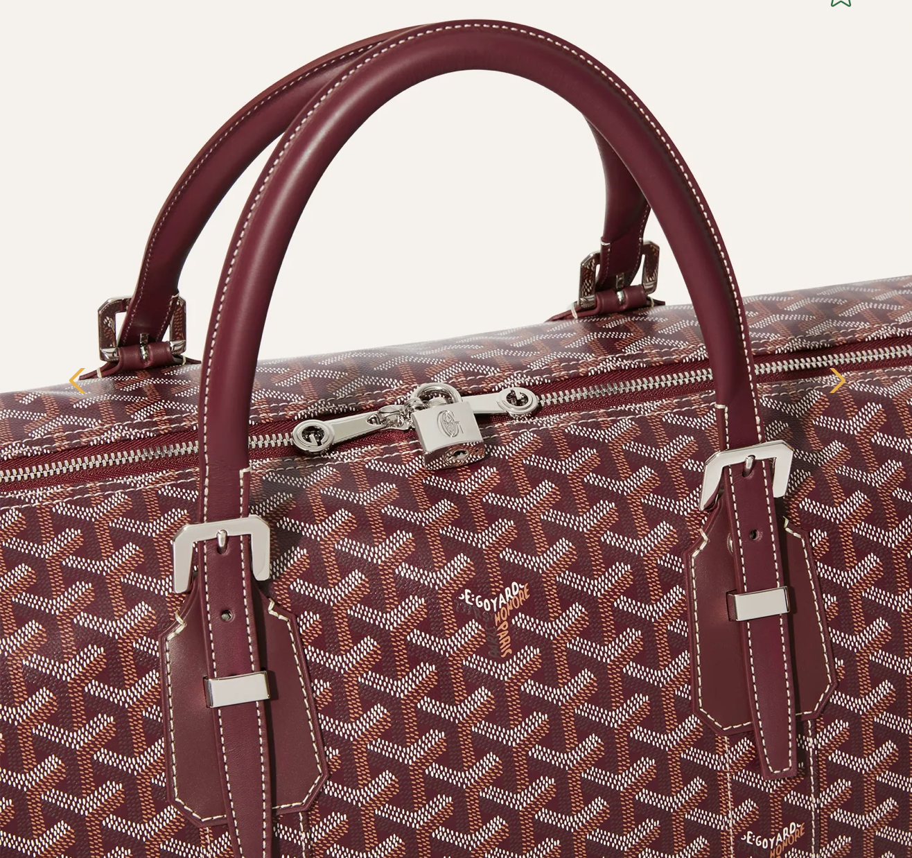 GoYard Boston 50 Duffle Bag ‘Burgundy’