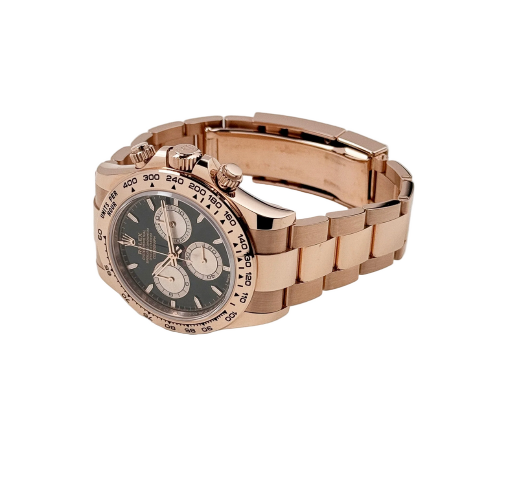 Rolex Daytona 126505 Rose Gold Bright Black Dial