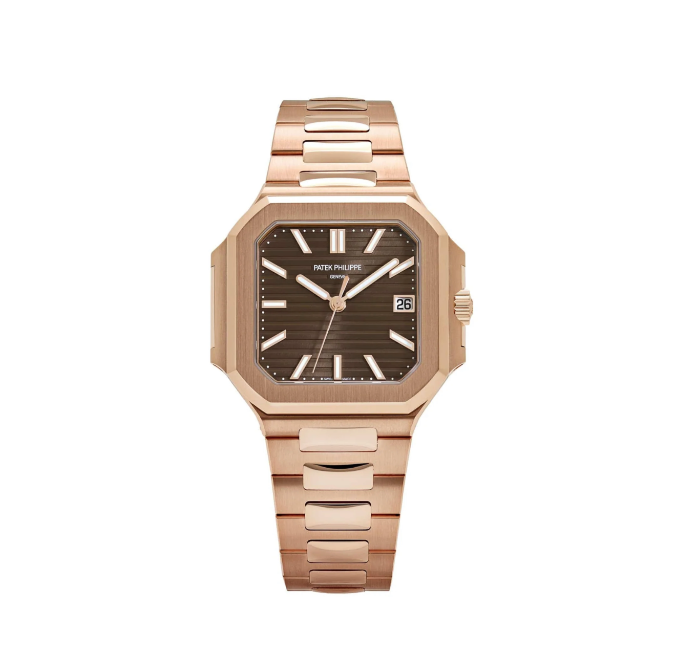 Patek Philippe
 Cubitus 7128/1R-001 Rose Gold Brown Dial