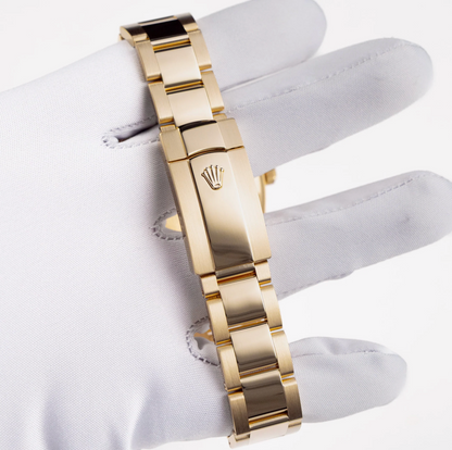 RLX Sky-Dweller 326938 Yellow Gold Champagne Dial Oyster